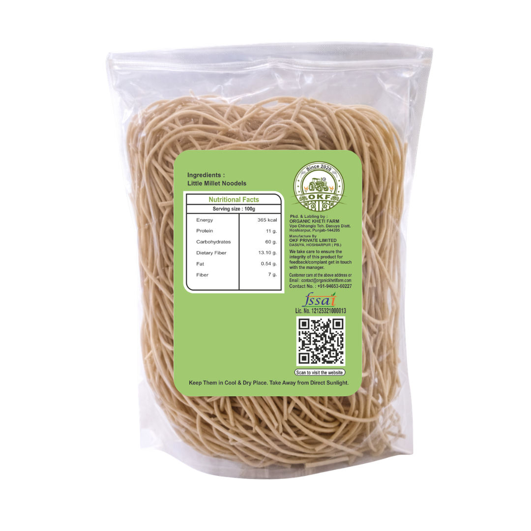 Organic little millet noodles in packaging1